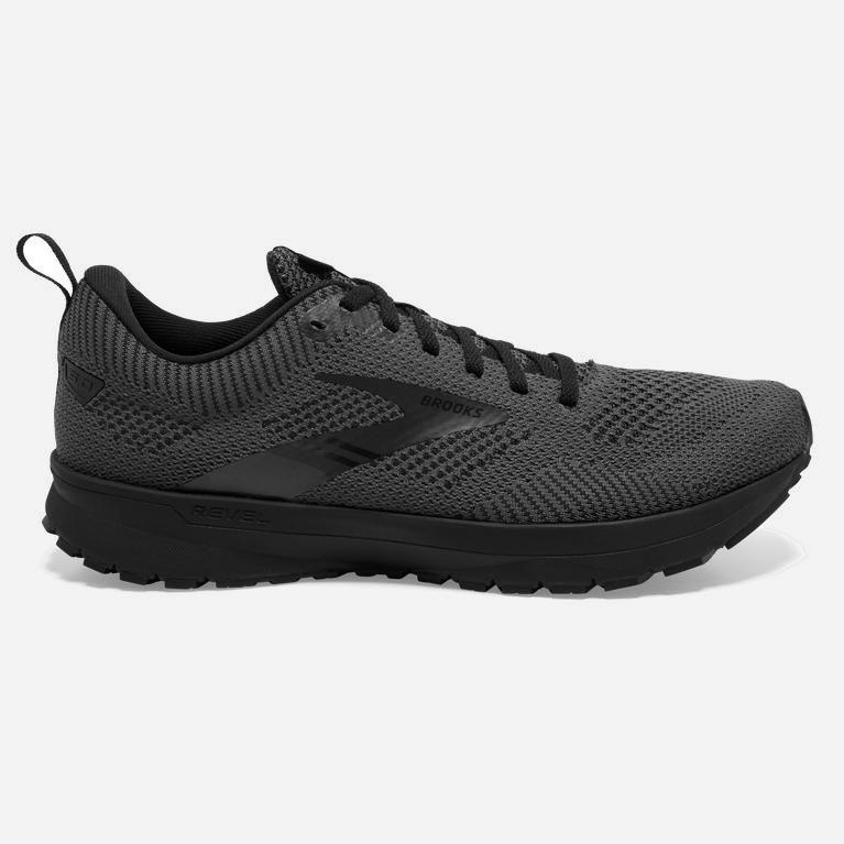 Brooks Revel 5 Performance Road Løpesko Herre Outlet - Svart/Grå - Norge (FZH538726)